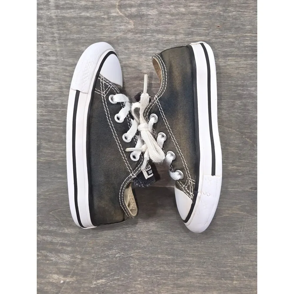 Converse Chuck Taylor All Star Low Ox Charcoal Grey Shoes Size 8 Infants